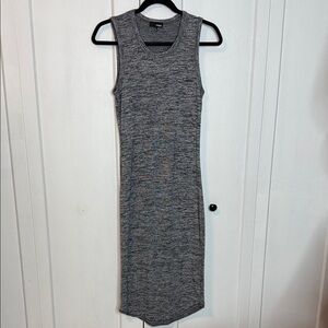 Aritzia brand Wilfred Free Sleeveless Grey Dress - Small - Heathered Grey Midi